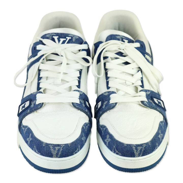 Louis Vuitton Blue LV Trainer Sneaker