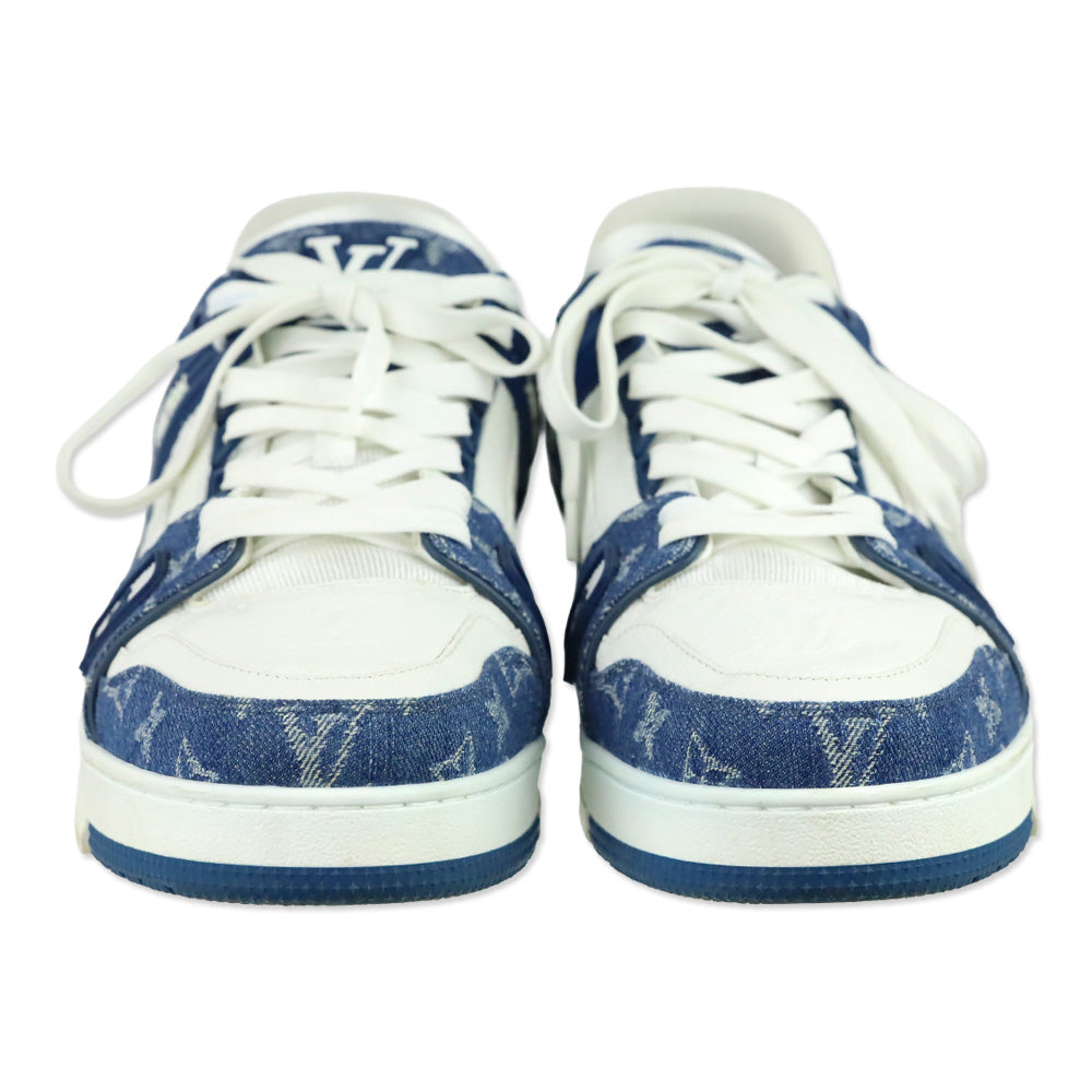 Louis Vuitton Blue LV Trainer Sneaker