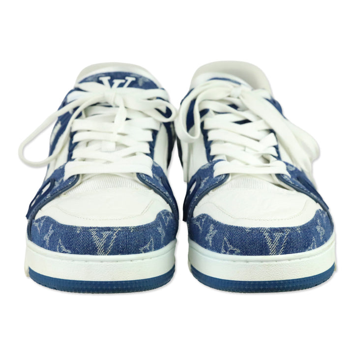 Louis Vuitton Blue LV Trainer Sneaker