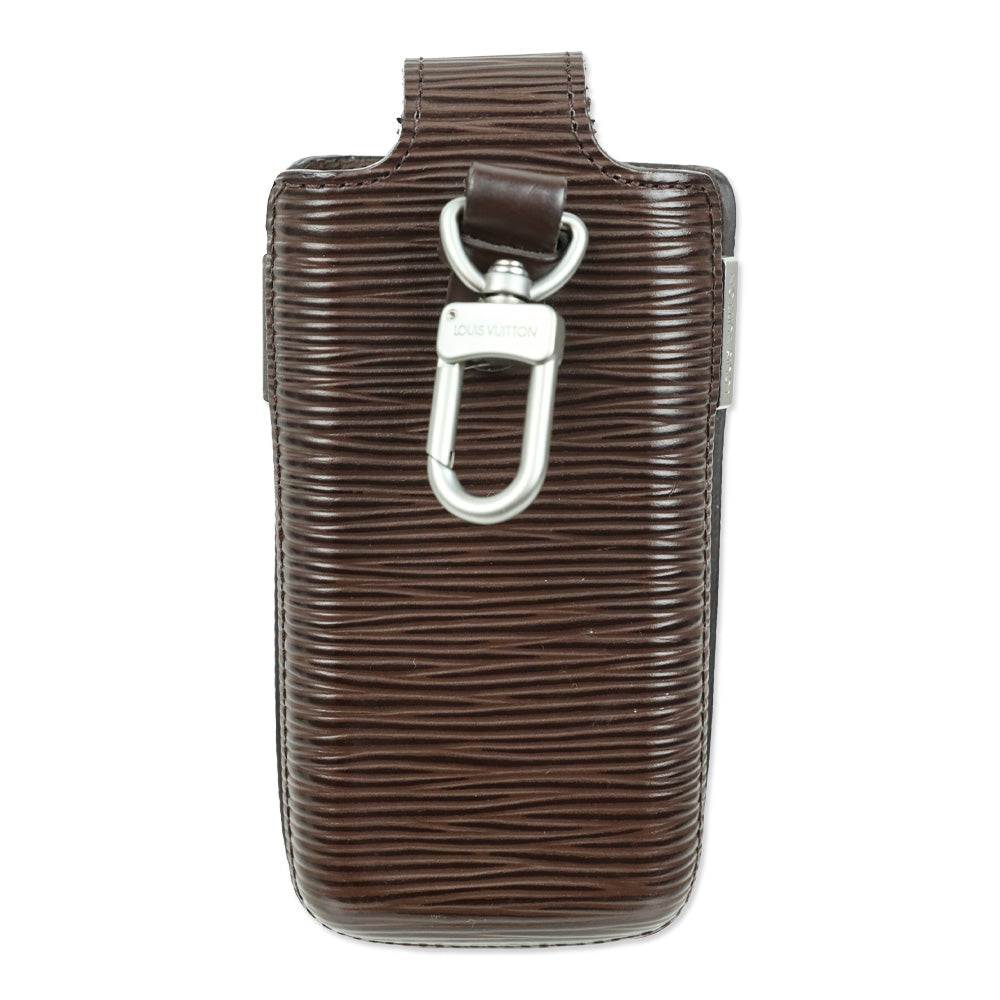 Louis Vuitton Brown Epi Leather Etui Telephone International PM