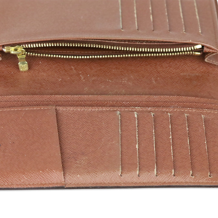 Louis Vuitton Brown Monogram Canvas Brazza Wallet