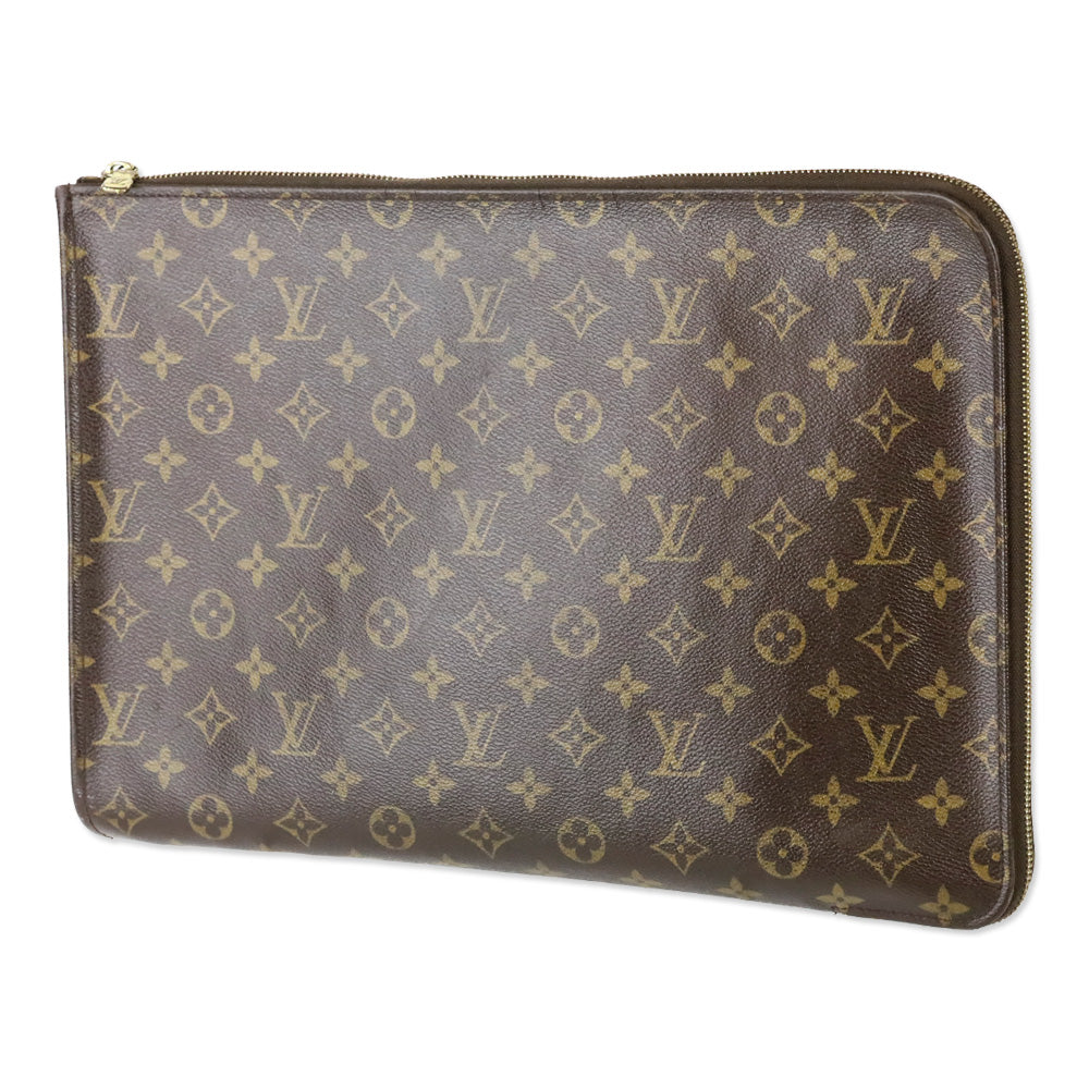 Louis Vuitton Brown Monogram Porte-Document Holder GM