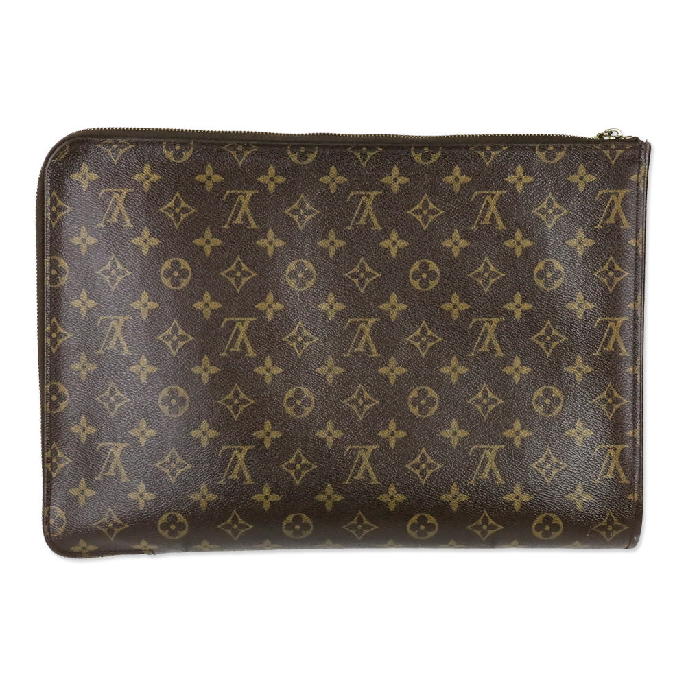 Louis Vuitton Brown Monogram Porte-Document Holder GM