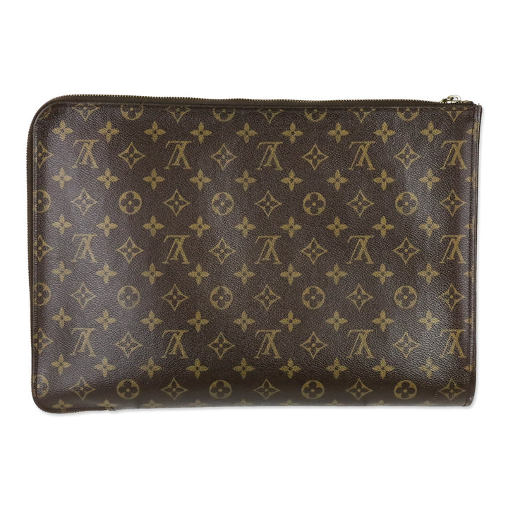 Louis Vuitton Brown Monogram Porte-Document Holder GM