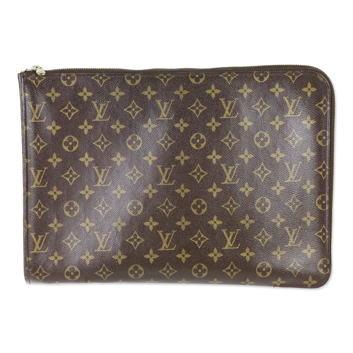 Louis Vuitton Brown Monogram Porte-Document Holder GM