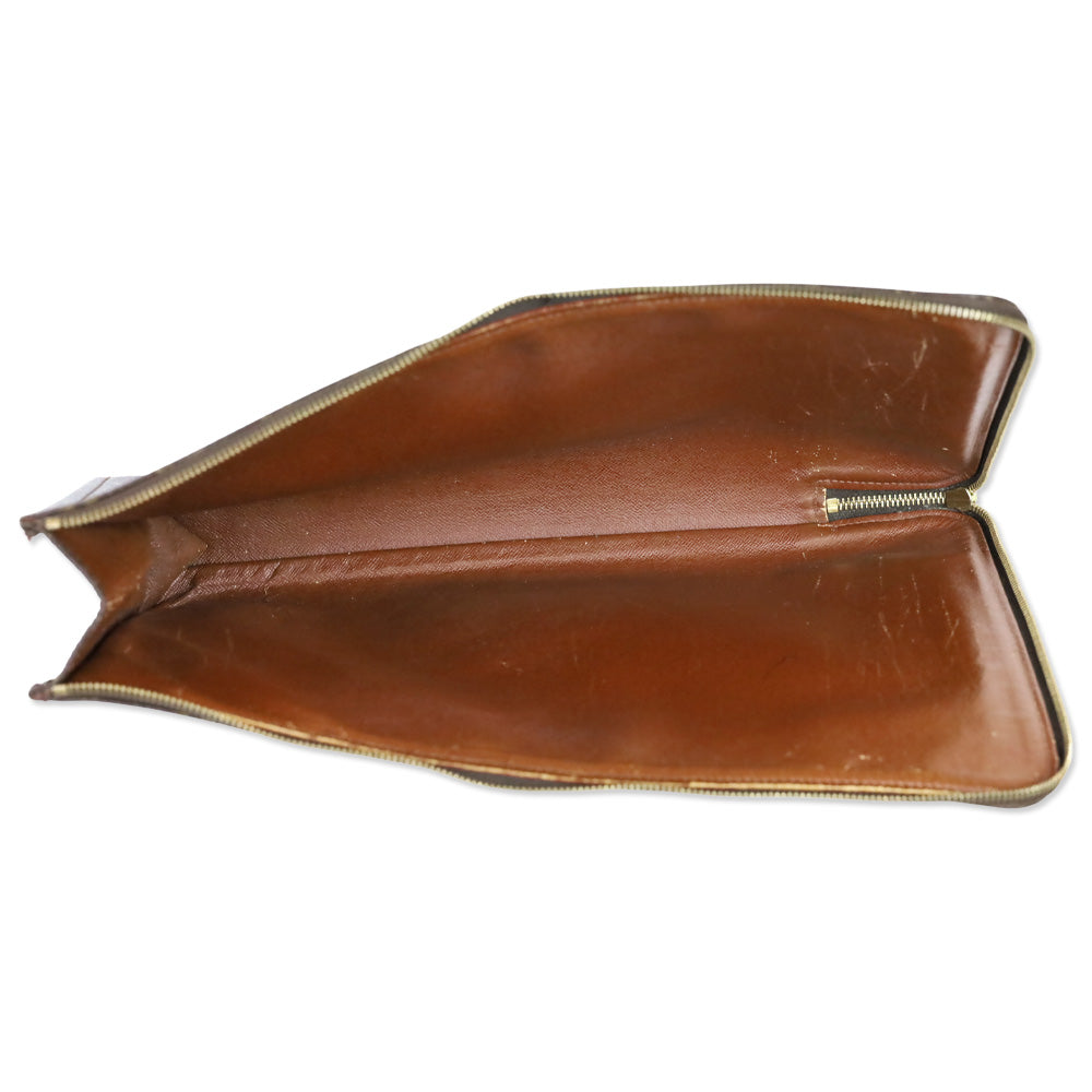 Louis Vuitton Brown Monogram Porte-Document Holder GM