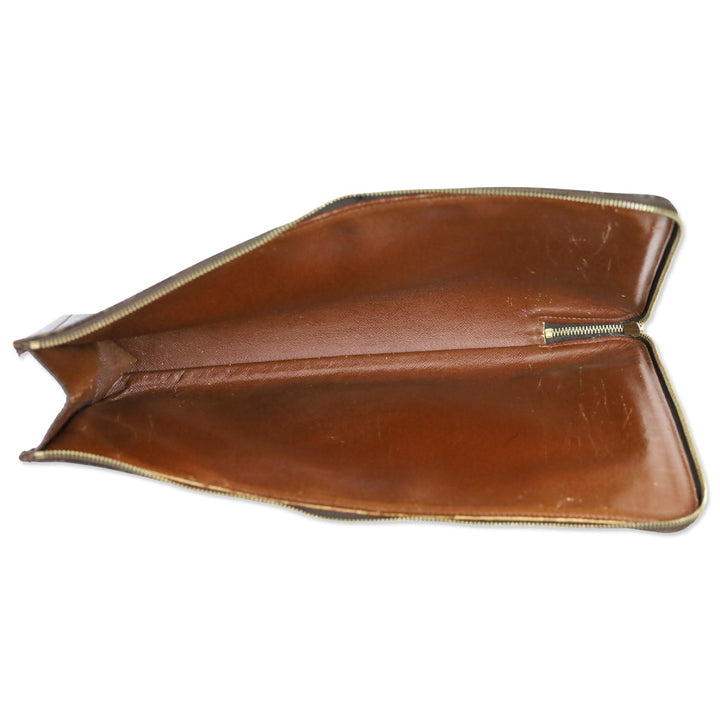 Louis Vuitton Brown Monogram Porte-Document Holder GM