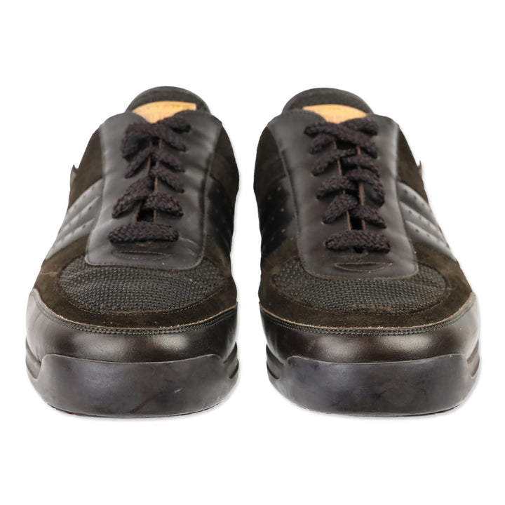 Louis Vuitton Brown Suede Low-Top Sneakers