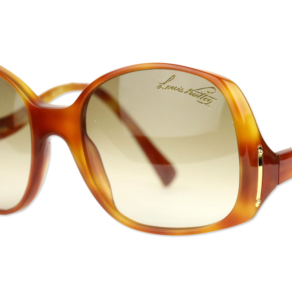 Louis Vuitton Brown Tortoiseshell Acetate Gina Sunglasses