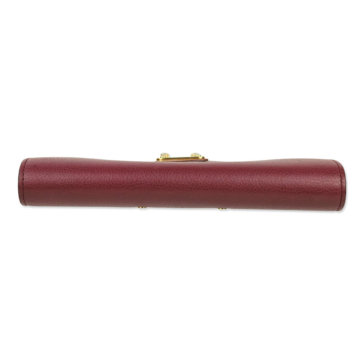 Louis Vuitton Burgundy Brown LV Monogram Coated Canvas Pallas Wallet