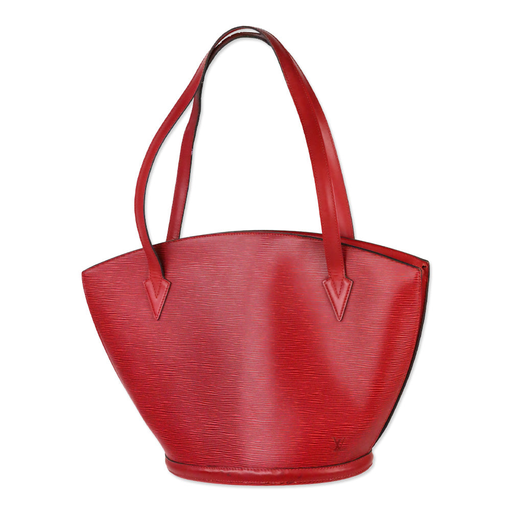 Louis Vuitton Castillan Red Epi Leather Saint Jacques GM