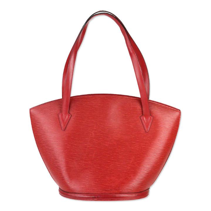 Louis Vuitton Castillan Red Epi Leather Saint Jacques GM