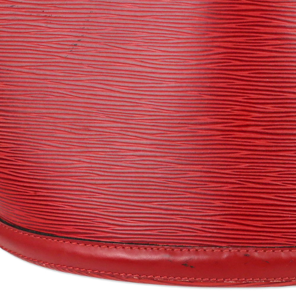 Louis Vuitton Castillan Red Epi Leather Saint Jacques GM
