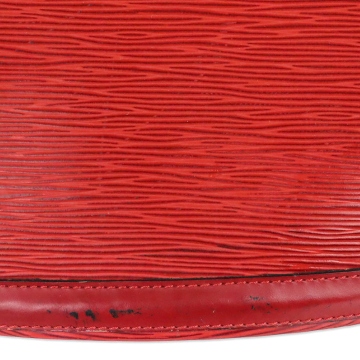 Louis Vuitton Castillan Red Epi Leather Saint Jacques GM