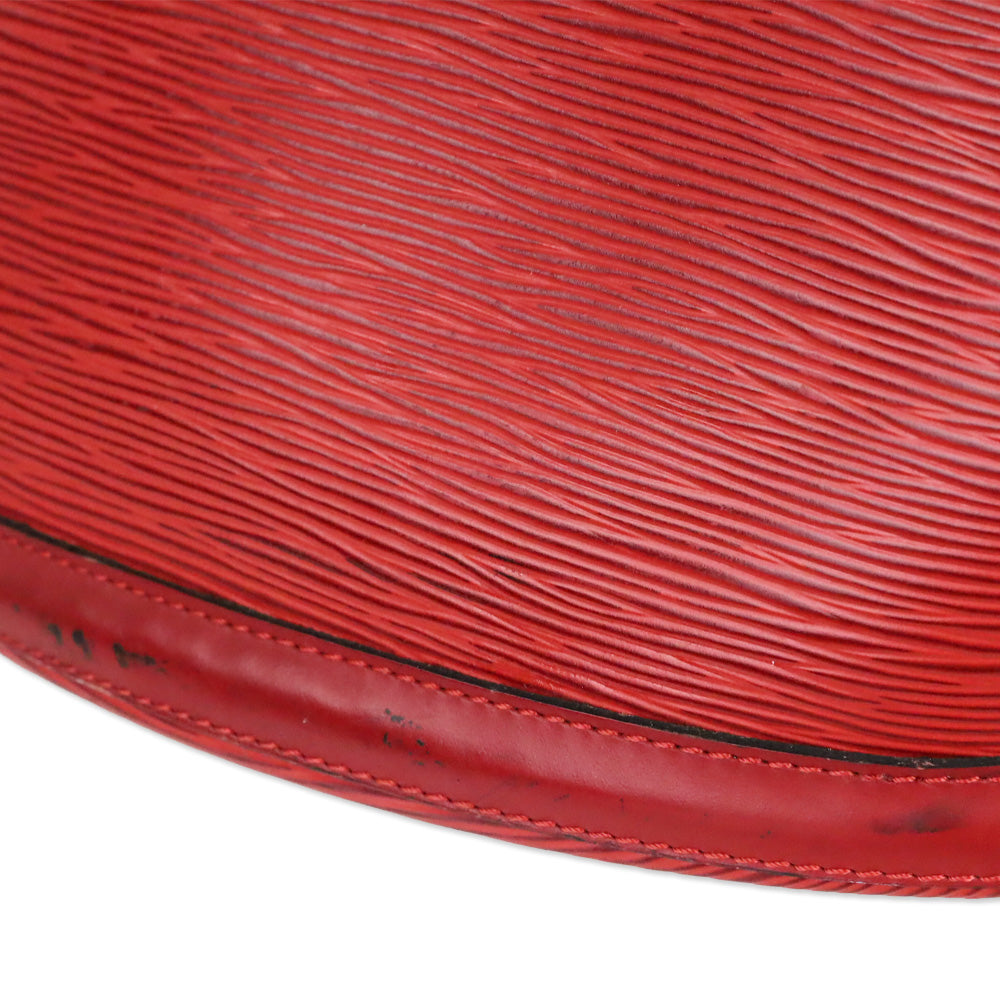 Louis Vuitton Castillan Red Epi Leather Saint Jacques GM