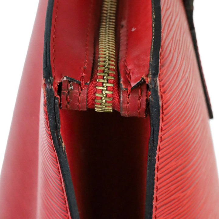 Louis Vuitton Castillan Red Epi Leather Saint Jacques GM