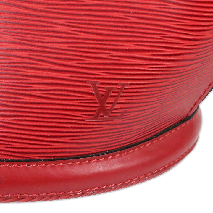 Louis Vuitton Castillan Red Epi Leather Saint Jacques GM