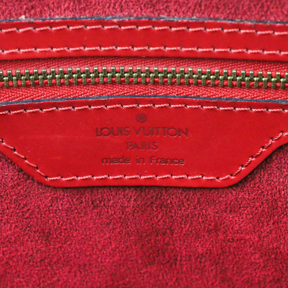 Louis Vuitton Castillan Red Epi Leather Saint Jacques GM