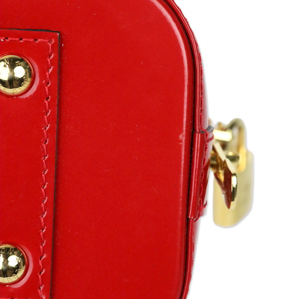 Louis Vuitton Cherry Red Monogram Vernis Alma BB