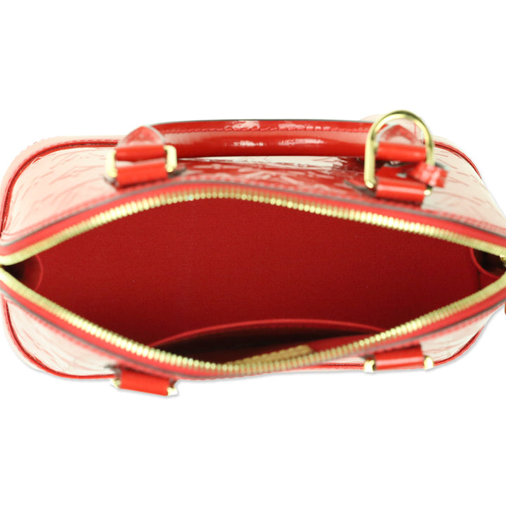 Louis Vuitton Cherry Red Monogram Vernis Alma BB