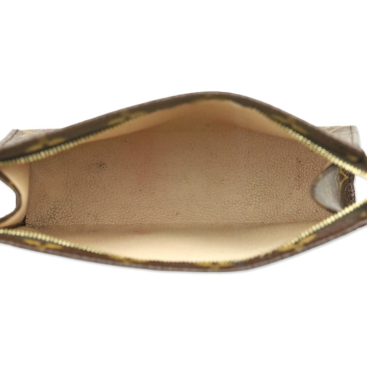 Louis Vuitton Coated Canvas Monogram Pouch