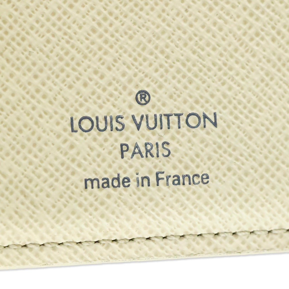 Louis Vuitton Cream/Blue Damier Coated Canvas Azur Joey Wallet