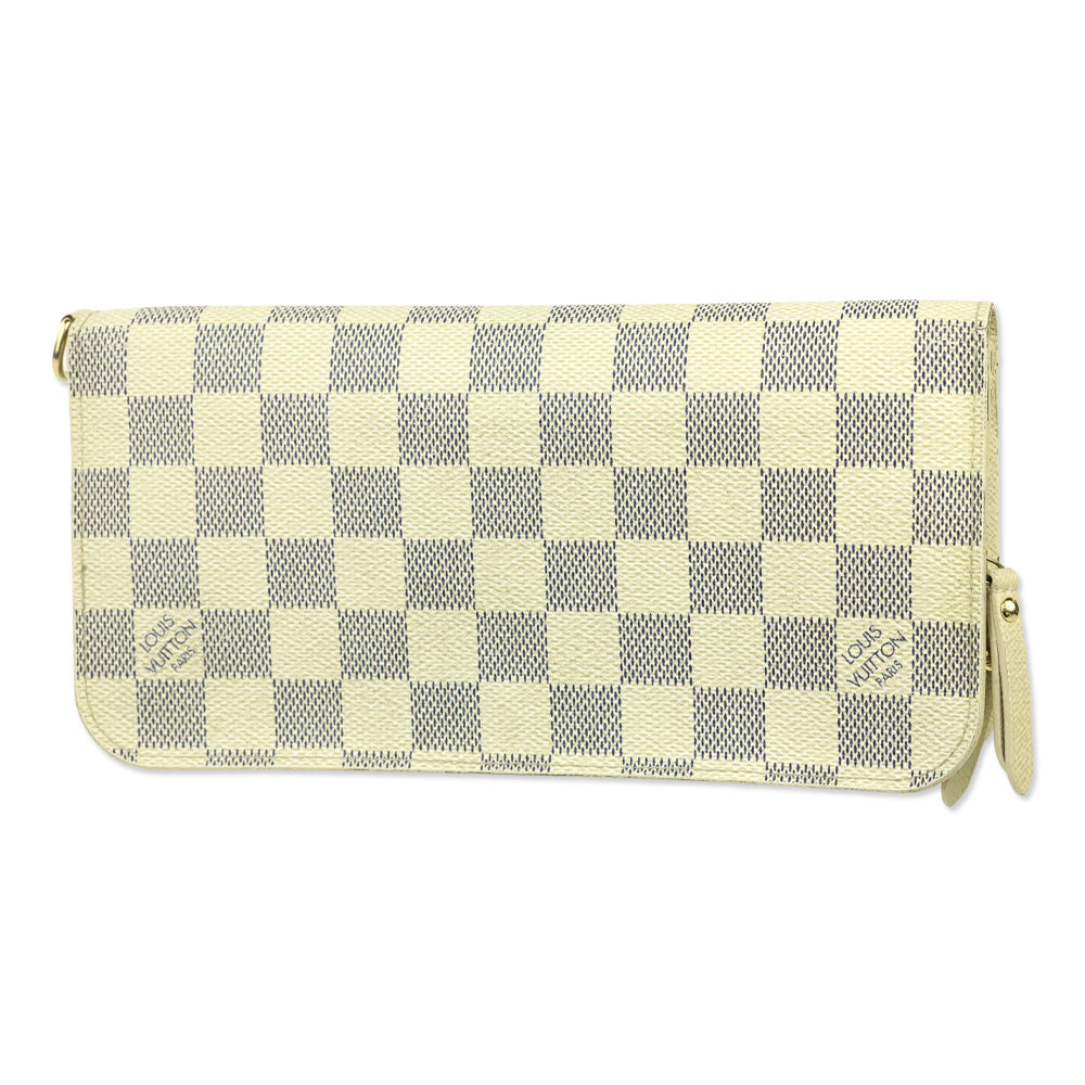 Louis Vuitton Damier Azur Insolite Long Zip Wallet