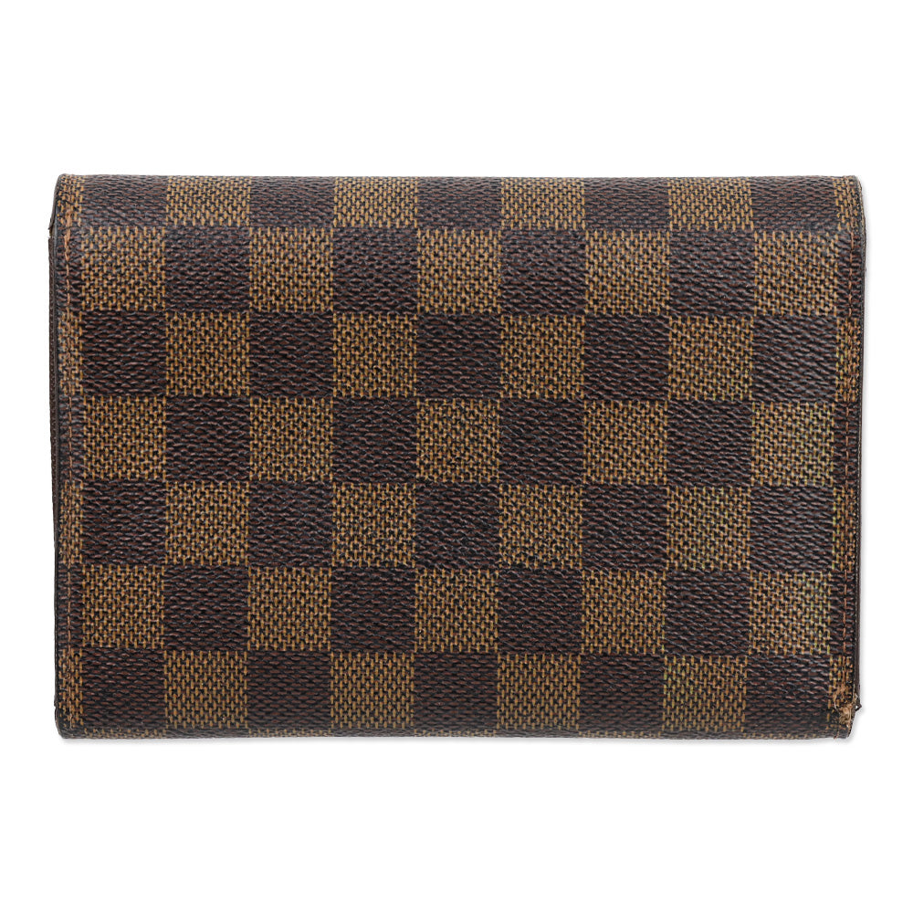 Louis Vuitton Damier Ebene Alexandra Tri-Fold Wallet