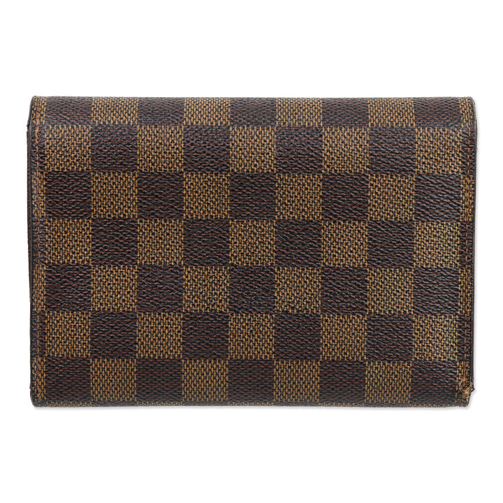 Louis Vuitton Damier Ebene Alexandra Tri-Fold Wallet