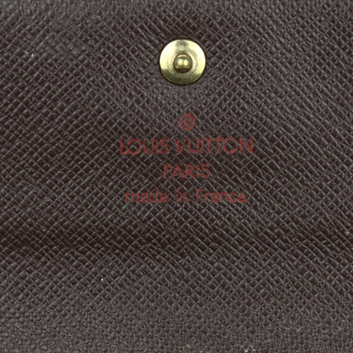 Louis Vuitton Damier Ebene Alexandra Tri-Fold Wallet