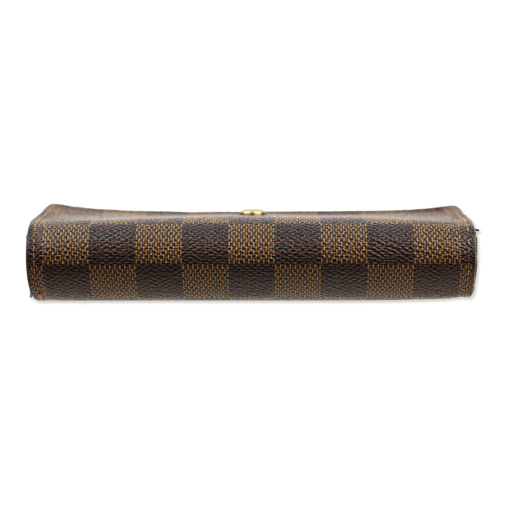 Louis Vuitton Damier Ebene Alexandra Tri-Fold Wallet