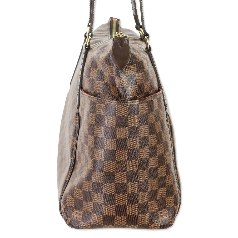 Louis Vuitton Damier Ebene Coated Canvas Totally MM Bag