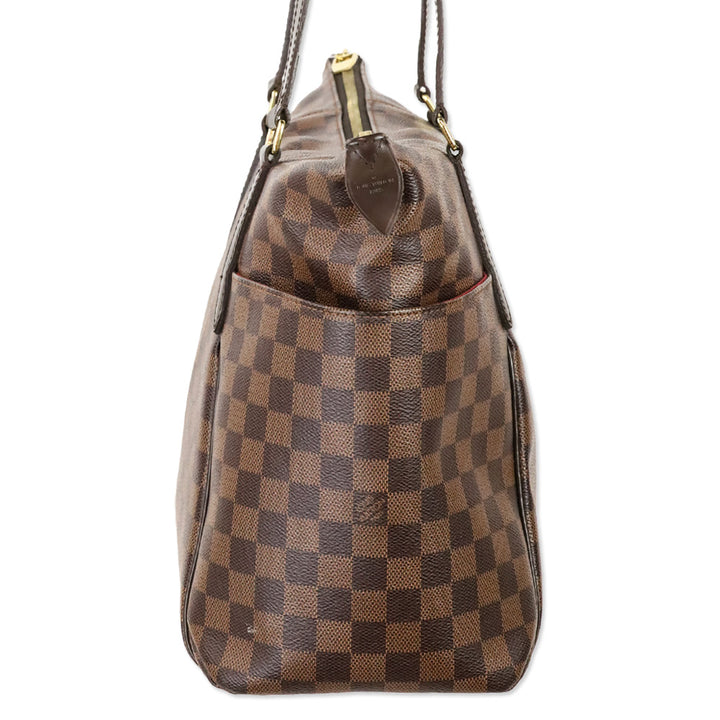 Louis Vuitton Damier Ebene Coated Canvas Totally MM Bag