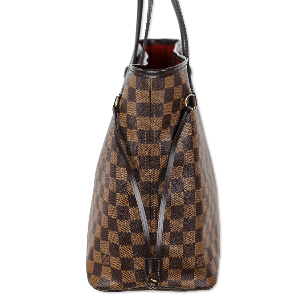 Louis Vuitton Damier Ebene Neverfull MM Tote