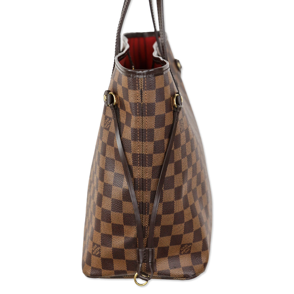 Louis Vuitton Damier Ebene Neverfull MM Tote