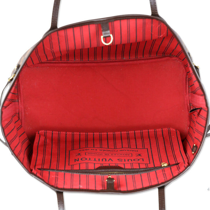 Louis Vuitton Damier Ebene Neverfull MM Tote