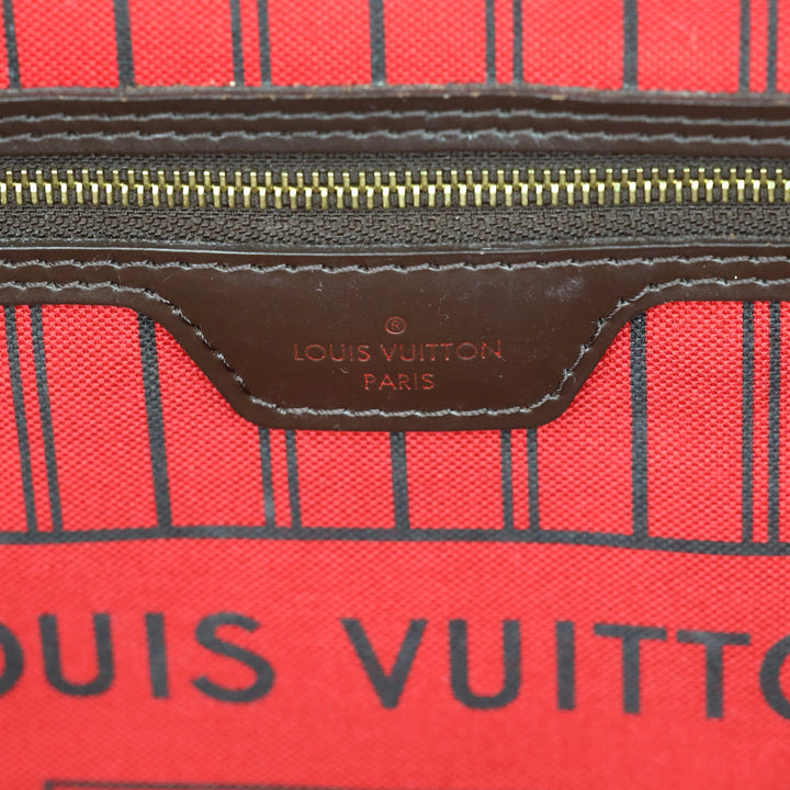 Louis Vuitton Damier Ebene Neverfull MM Tote