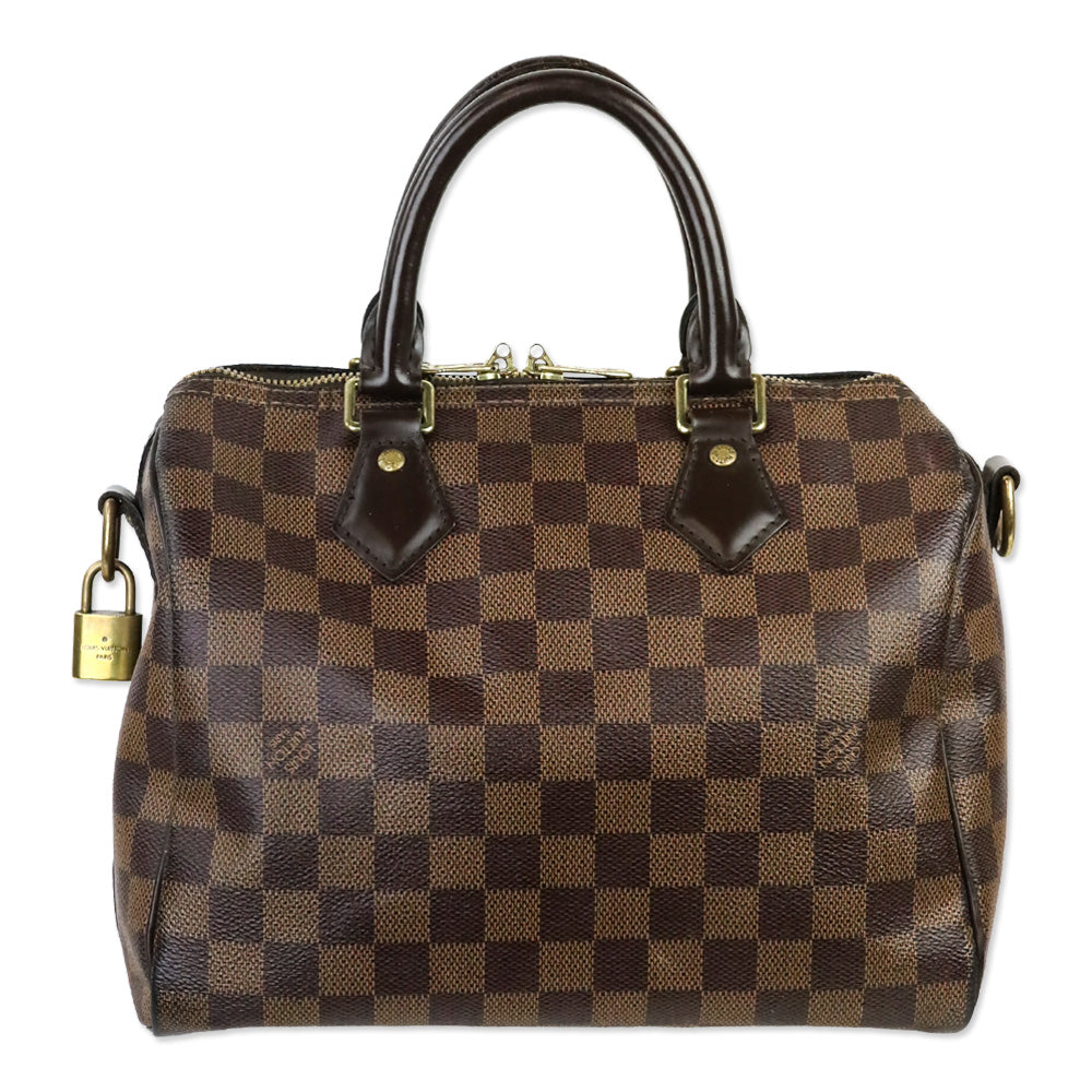 Louis Vuitton Damier Ebene Speedy 25 Bandoulière