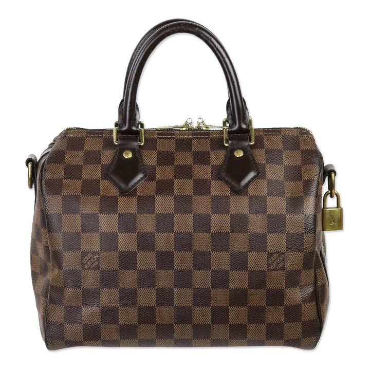 Louis Vuitton Damier Ebene Speedy 25 Bandoulière