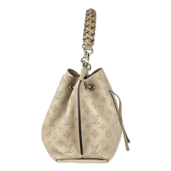 Louis Vuitton Galet Grey Mahina Leather Muria