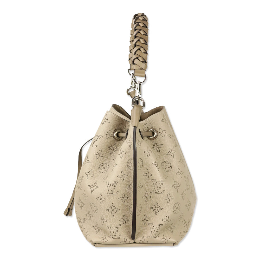 Louis Vuitton Galet Grey Mahina Leather Muria