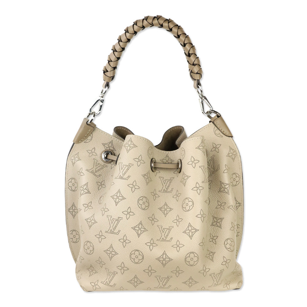 Louis Vuitton Galet Grey Mahina Leather Muria