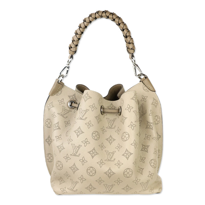 Louis Vuitton Galet Grey Mahina Leather Muria