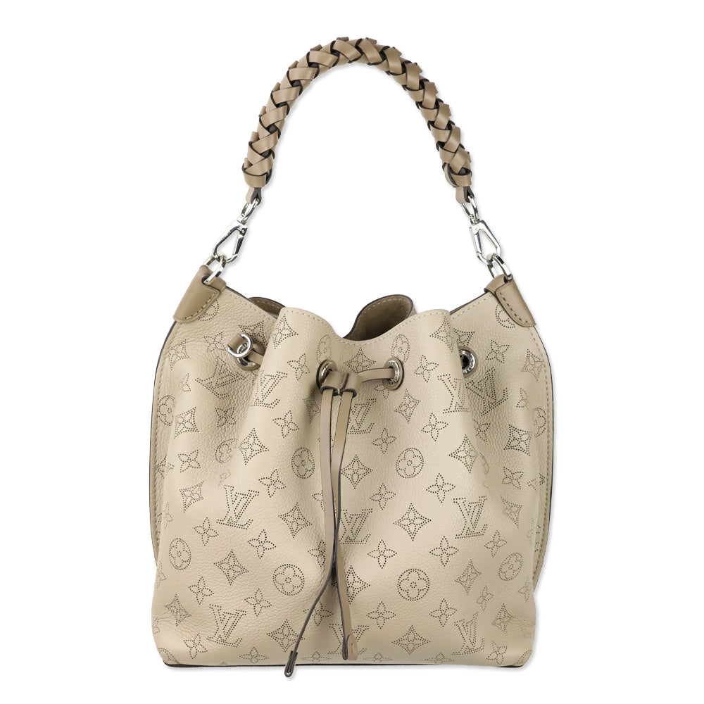 Louis Vuitton Galet Grey Mahina Leather Muria