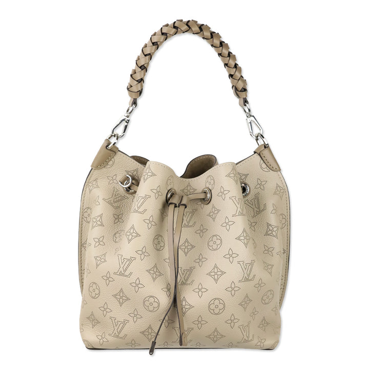 Louis Vuitton Galet Grey Mahina Leather Muria
