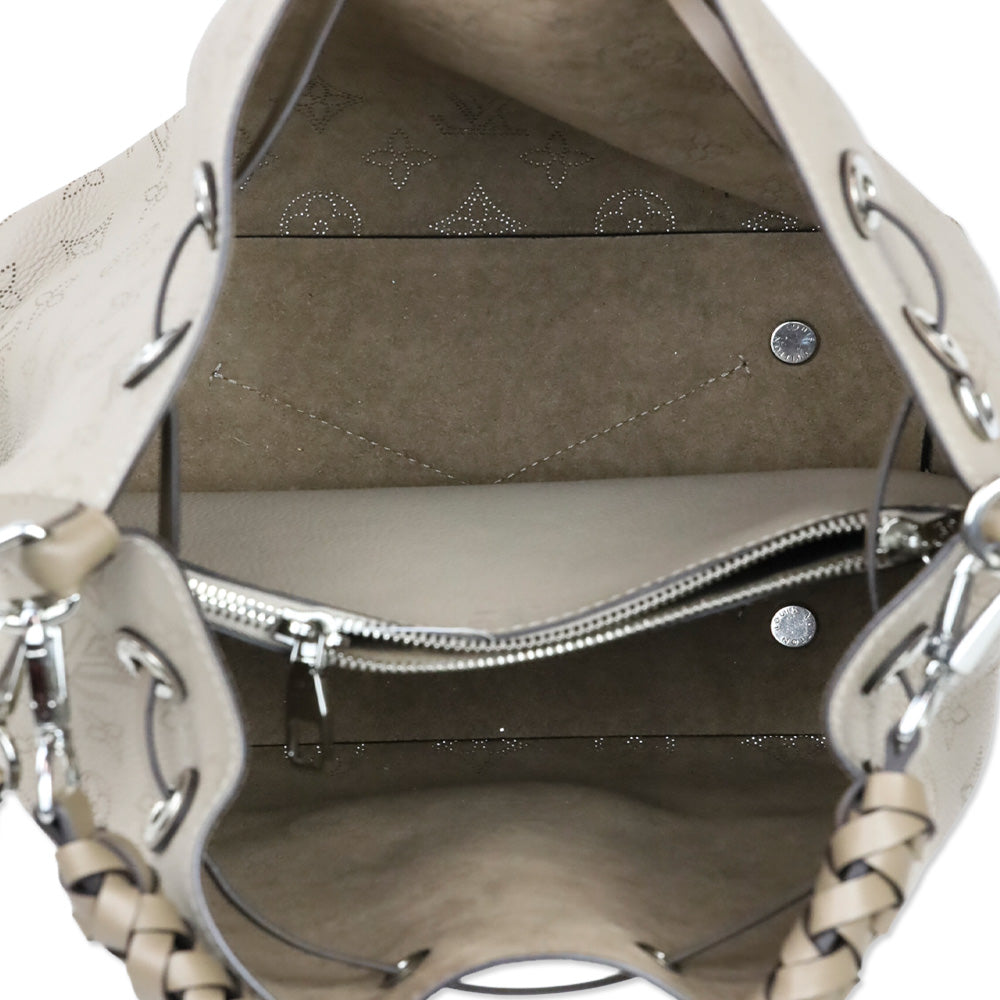 Louis Vuitton Galet Grey Mahina Leather Muria