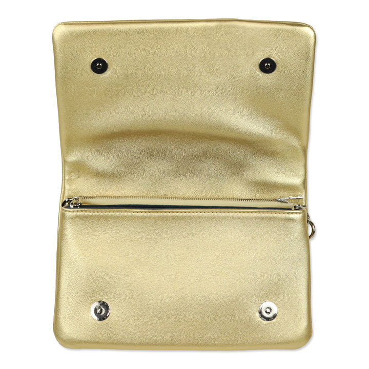 Louis Vuitton Gold Monogram Embossed Lambskin Coussin Pochette