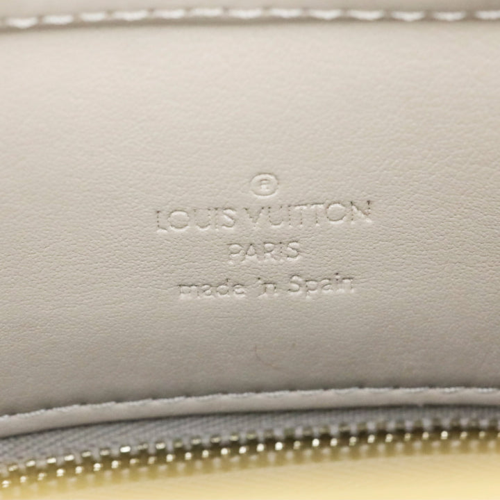 Louis Vuitton Houston Yellow Monogram Vernis Patent Leather Tote