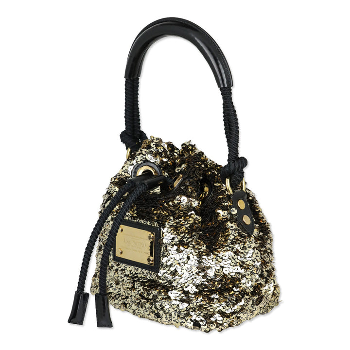 Louis Vuitton Limited Edition Paillette Dorée Mini Noe Rococo Bag