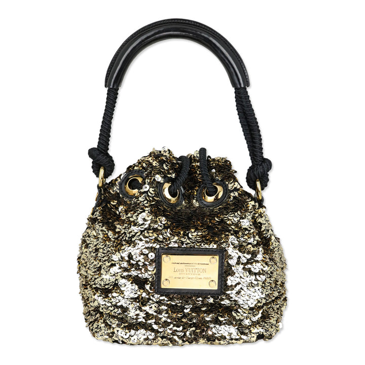 Louis Vuitton Limited Edition Paillette Dorée Mini Noe Rococo Bag